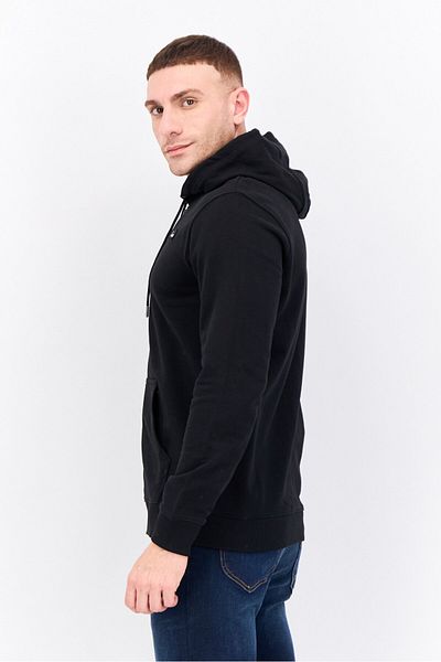 Penfield Men Hooded Brand Logo Long Sleeves Sweatshirt, Black