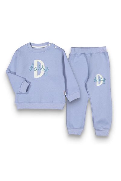 Lmn D Letter Printed 3Ip Chardon Baby Suit