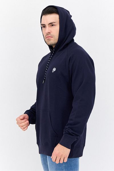 Penfield Men Embroidered Long Sleeves Hooded Sweatshirt, Navy