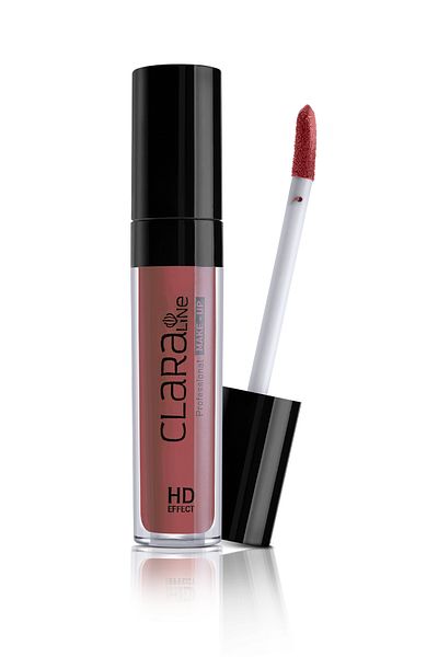 Clara Line Lipcream Matte Kiss Proof HD Effect 409 Elite Brown