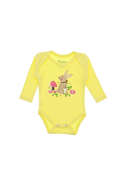 CRASSİ Rabbit Patterned Baby Bodysuit