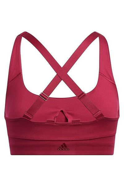 adidas Bra adidas Adidas Wms Sport-bh 3b Logo, Red, Women