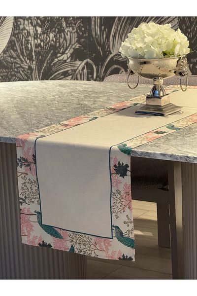Heriya Лен Iraz Pattern Runner 40X140 см