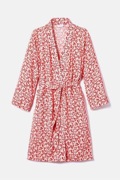 Tchibo Women All Over Printed Dressing Gown, Multicolor