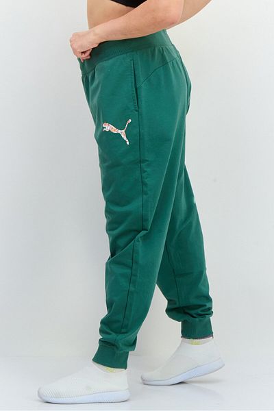 Puma Women Regular Fit Outdoor Track Pants, Green