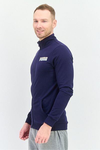 Puma Men Slim Fit Long Sleeve Outdoor Sweatshirt, Navy