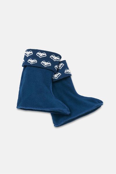 Tchibo Kid Boys Rain Boot Cuff Socks, Blue