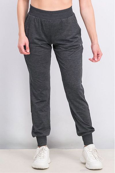 Tchibo Women Sportswear Fit Training Sweatpants, Grey Heather