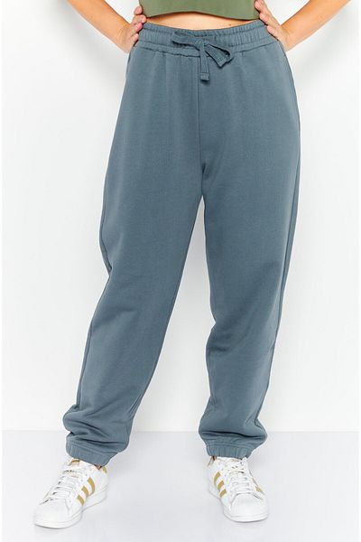 NAH/ Studio Women Regular Fit Plain Sweatpants, Grey