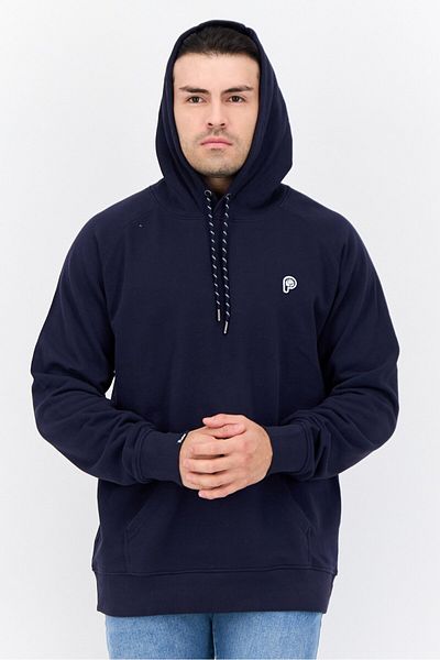 Penfield Men Embroidered Long Sleeves Hooded Sweatshirt, Navy