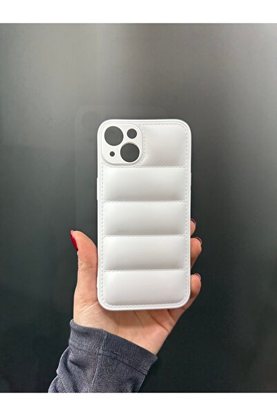 Classy İphone 13-14 Uyumlu Lens Korumalı Kabartmalı Lüks Kılıf