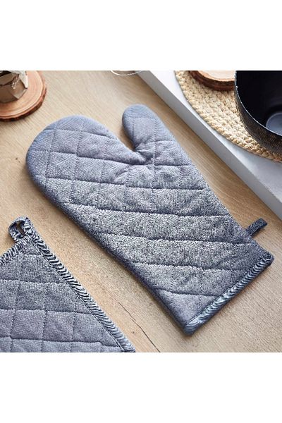 Home Box Atlanta Solid Oven Mitten - 18x30 cm