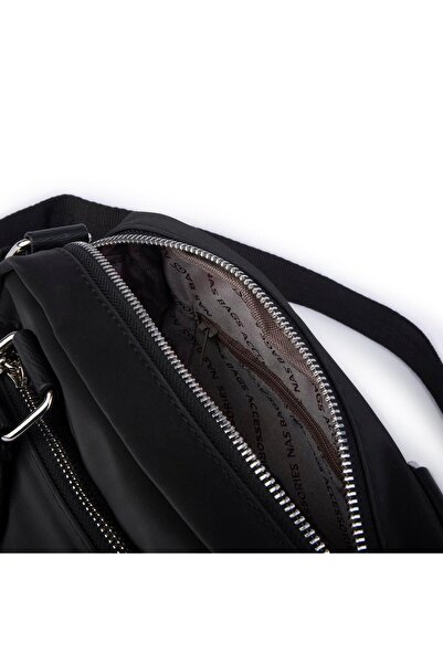 Nas Bag Women's Crossbody Bag Multi-Compartment Black Buzzy
