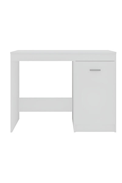 KRM HOME Kapaklı suntalam dekoratif çalışma masası (BEYAZ)