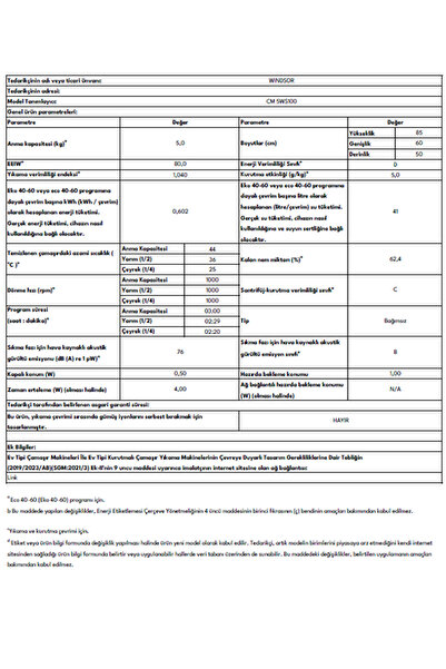 Windsor WS D530 ST Dikey Derin Dondurucu