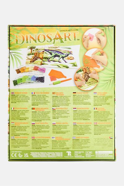 dinosart Dazzle by Number, Green