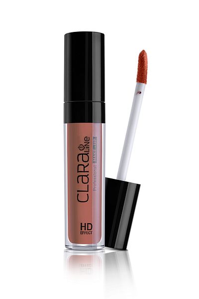 Clara Line Lipcream Matte Kiss Proof HD Effect 407 Ultra Mocha
