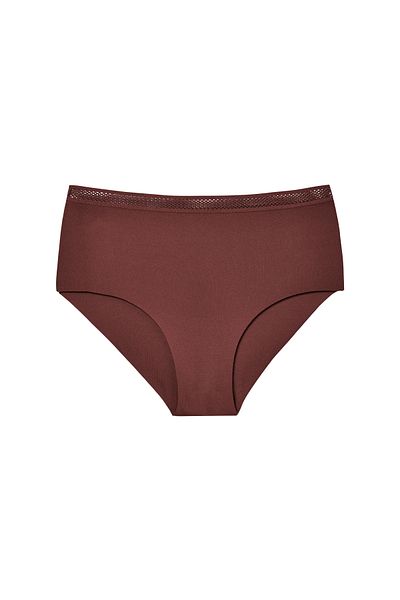 HNX Γυναικεία εσώρουχα 2 τεμαχίων Laser Cut Honeycomb Elastic ψηλόμεση