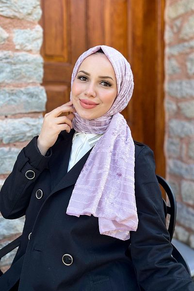 Armine Şal tricotat Trend 3 - ATS3OR-10 - Liliac