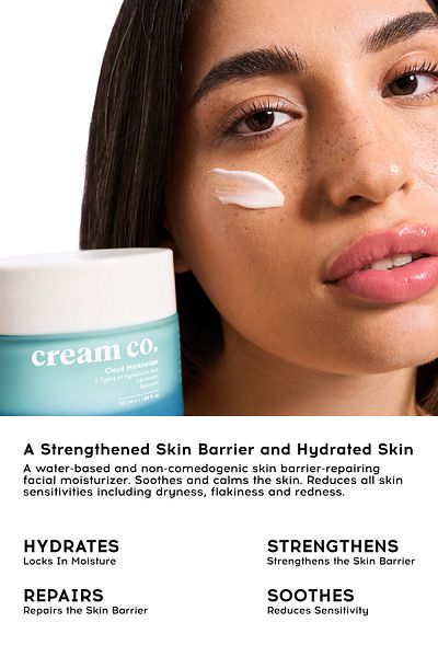 Cream Co. cream co. Intensive Hydration Gesichtscreme, Ceramid und Hyaluronsäure Feuchtigkeitscreme für Frauen mit