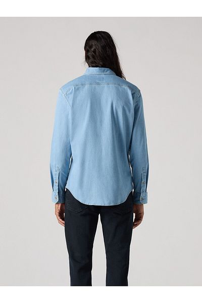 Levi's LS BATTERY SLIM ΑΝΔΡΙΚΟ ΜΠΛΕ ΠΟΥΚΑΜΙΣΟ 86625-0065
