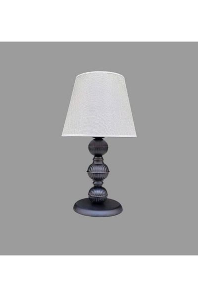 DEDE Riga Metal - Black Lampshade Cream Hat