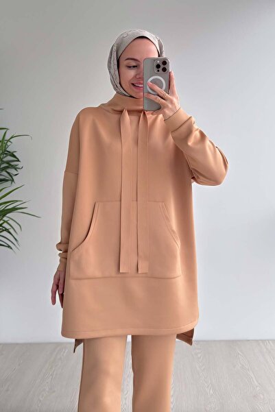 Ka Hijab Camel Kangaroo Pocket Scuba Hijab Set of 2