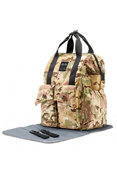 Little Story Elite Diaper Bag w / Stroller Hooks & Changing mat - Camouflage