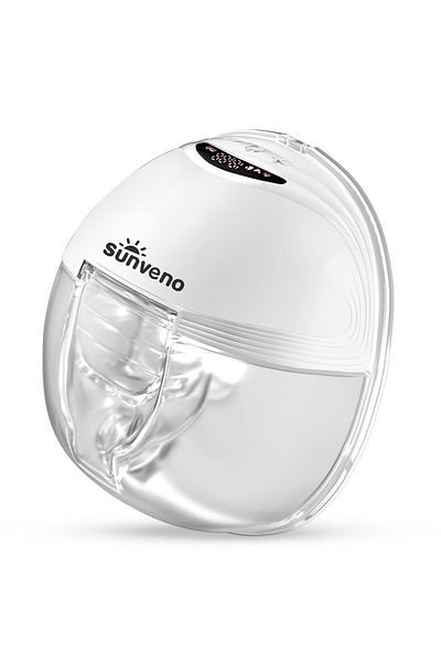 Sunveno مضخة الثدي الأوتوماتيكية الذكية القابلة للارتداء - بيضاء