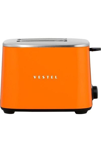 Vestel Retro Orange 2 Slice Toaster