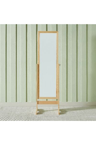 Home Box Sana Wooden Frame Floor Standing Mirror - 37x122 cm