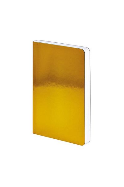 NUUNA دفتر ملاحظات مقاس A6 - رمادي منقط، أصفر نجمي لامع 53948