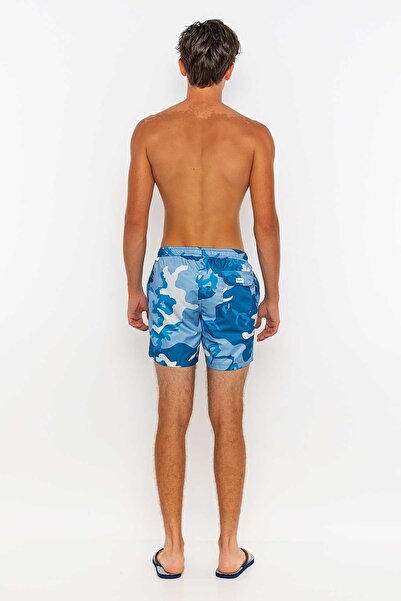 redowl Kamuflaj Desenli Plaj Havlusu & Deniz Şortu İkili Takım