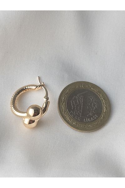Siya Silver Steel Hoop Earrings with Heels