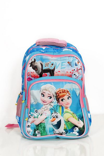 Moricha Set de trei suporturi pentru stilouri, rucsac și cutie de prânz pentru fete, cu imprimeu prințesă turcoaz