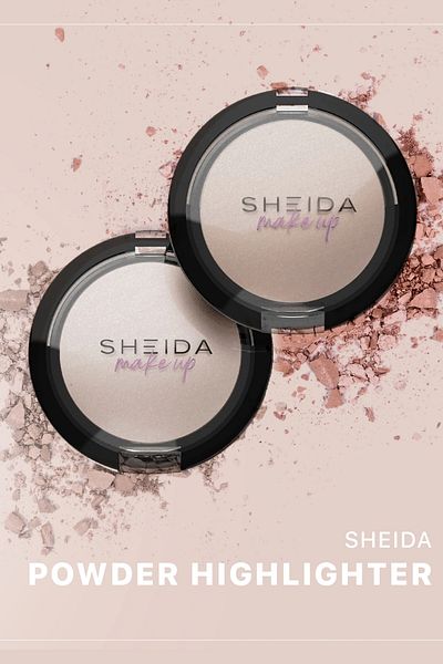Sheida Brightening Highlighter - Creamy, Fine Structure Containing Argan Oil and Vitamin E, New Formula