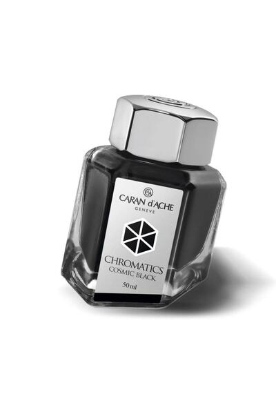 Caran d'Ache Чернина Chromatics Cosmic Black Calimara, 50 мл, черен
