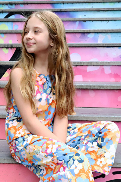 minojoy Girl - Carla Flower Patterned Blouse