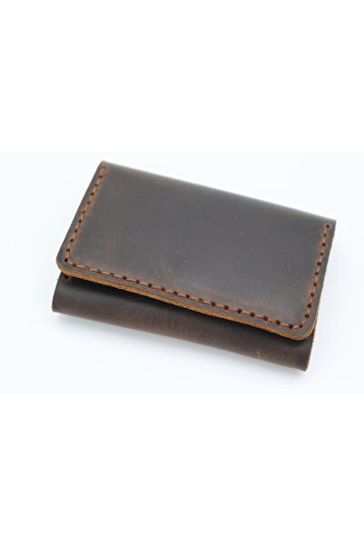 Anatolia Genuine Brown Leather Card Holder