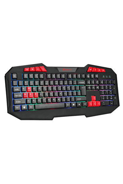 UnDePlus Oyuncu Seti Klavye + Mouse RGB Işıklı Xtrike Me MK-503