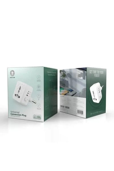 Green Lion Universal Conversion Plug - White