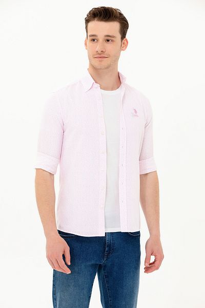U.S. Polo Assn. Ανδρικό μακρυμάνικο πουκάμισο Magnolia - 50264380-VR211