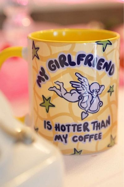 Hello Melody Design "My Girlfriend" Digital Printed Original Design Mug - 9.5X8 cm