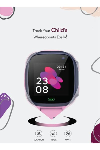 Green Lion Kid'S Smart Watch Series 1 - Pink