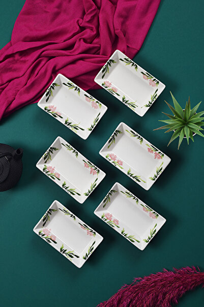 Piatti Naturali مجموعة مكونة من 6 أوعية للوجبات الخفيفة بنمط الربيع، وعاء تقد...