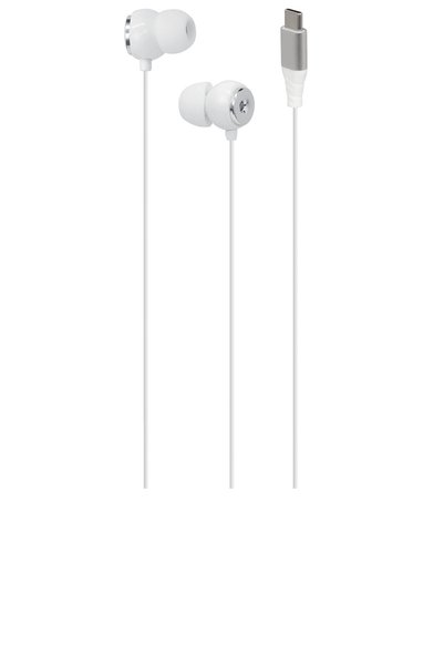 Green Lion Stereo X90 Type C Wired Earphone - White