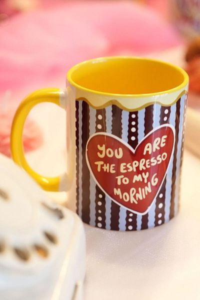 Hello Melody Design Mug "My Espresso" from the Mug Series - Digital Printing Mug with Original Design 9.5X8 cm
