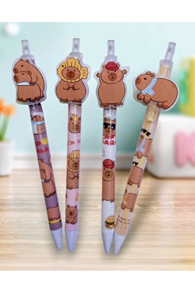 izmir yazici servis Kapibara 0.7 Uçlu Kurşun Kalem Seti 4 Lü Set