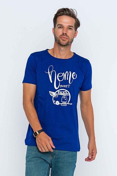 XCLSV SPORT Μπλουζάκι κάμπινγκ με στάμπα Home Sweet