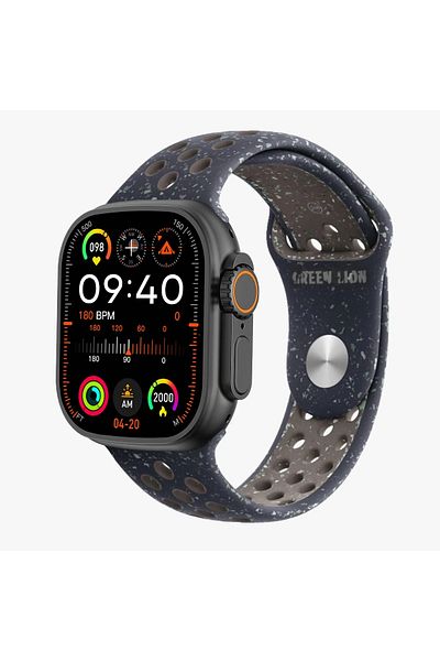 Green Lion Ultra Active Smart Watch - Midnight Sky Nike Sport+ Nylon Black